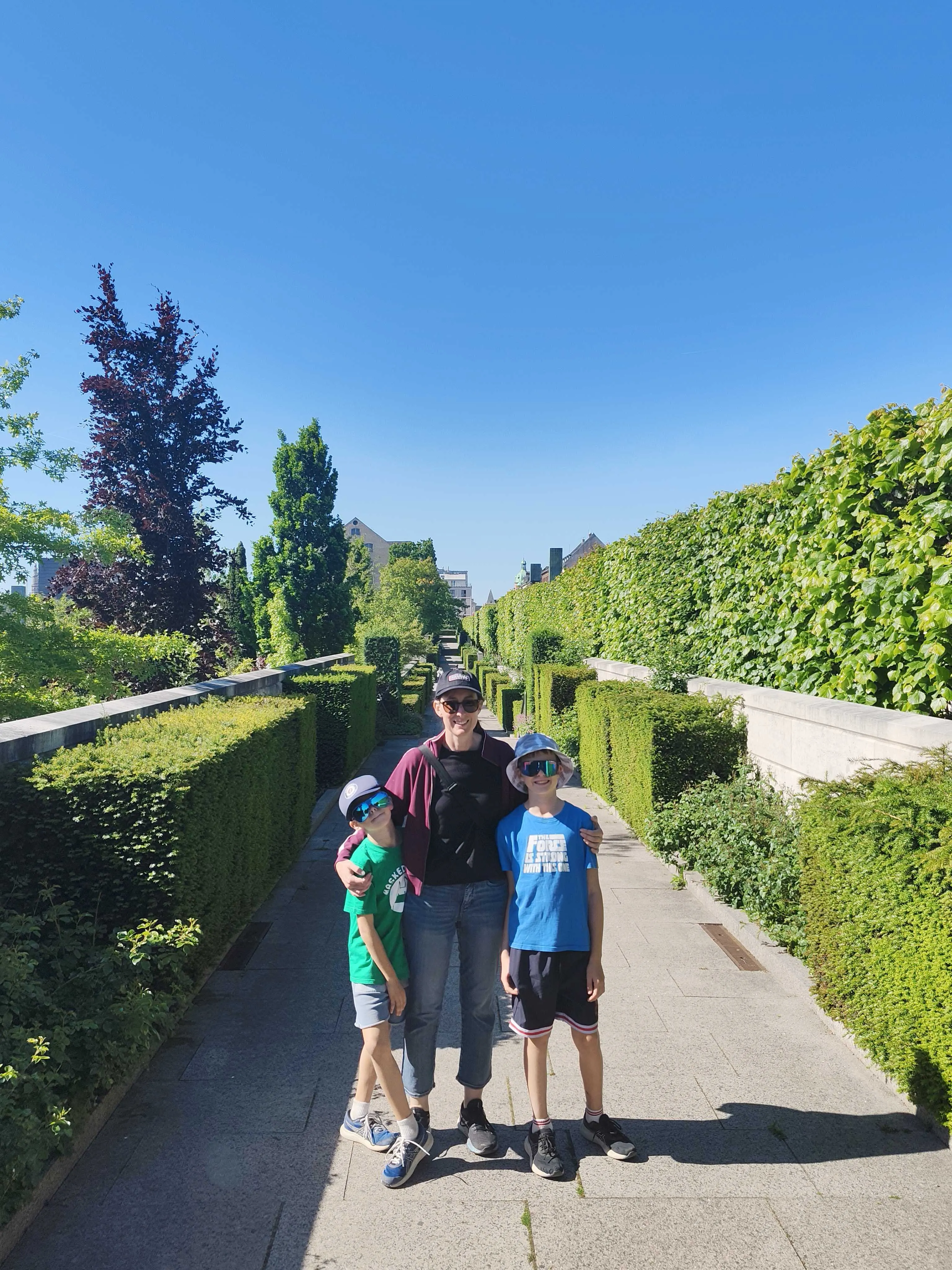 Miles, Sonia and Jake enjoying the Amaliehaven
