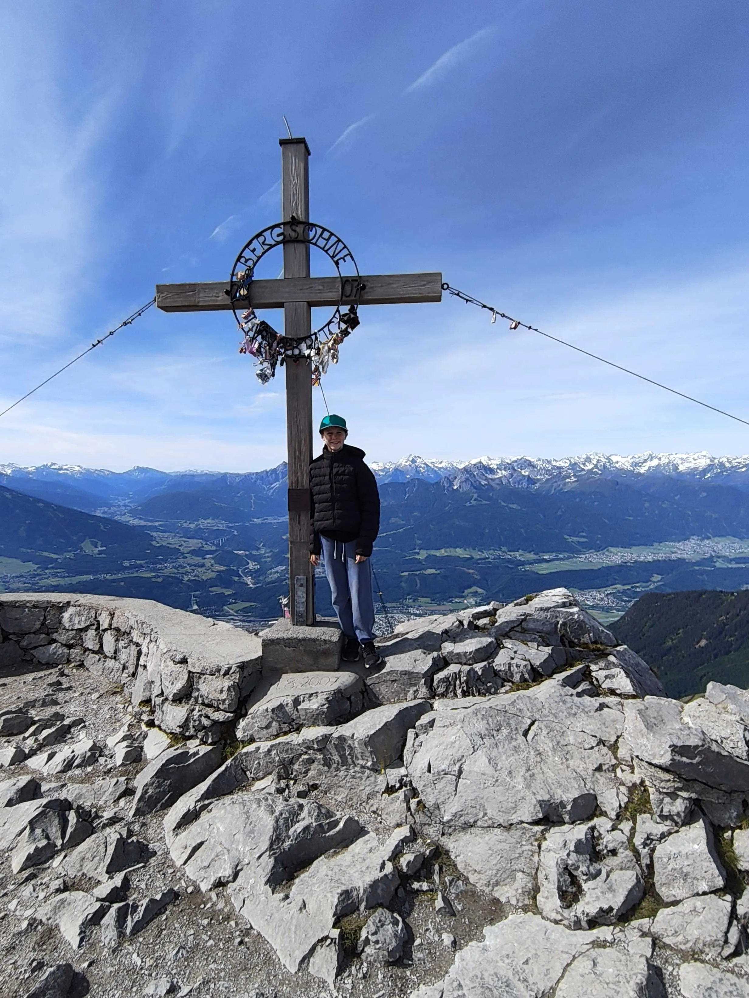 Jake at the top of Innsbruck