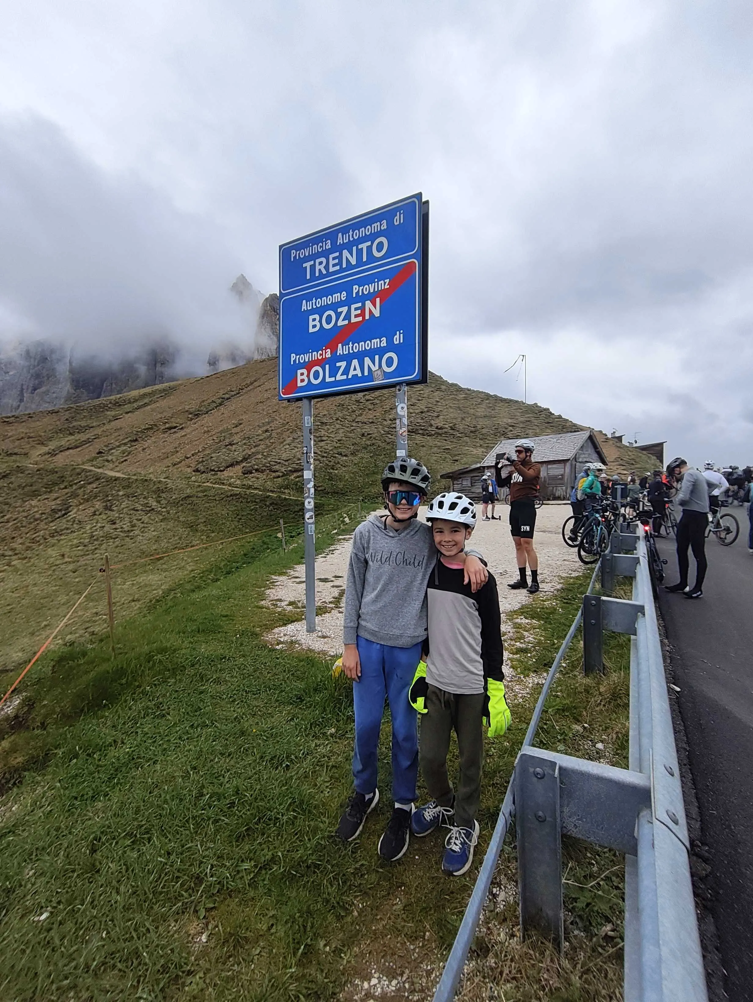 Jake and Miles in Trento