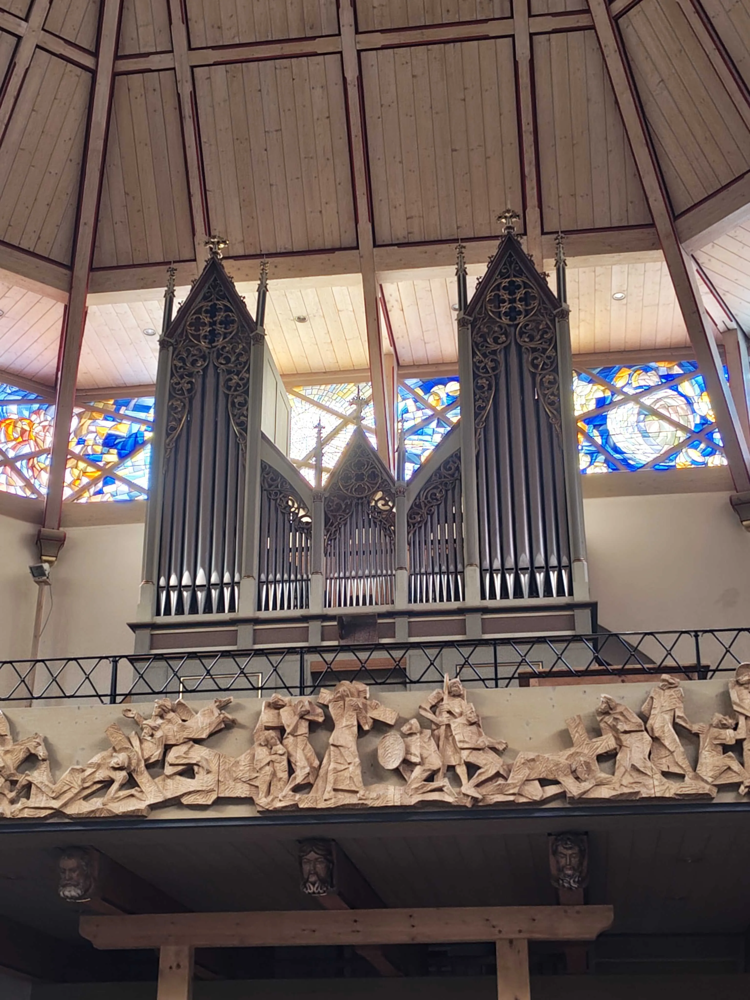The organ in the Chiesa di Santa Maria Assunta
