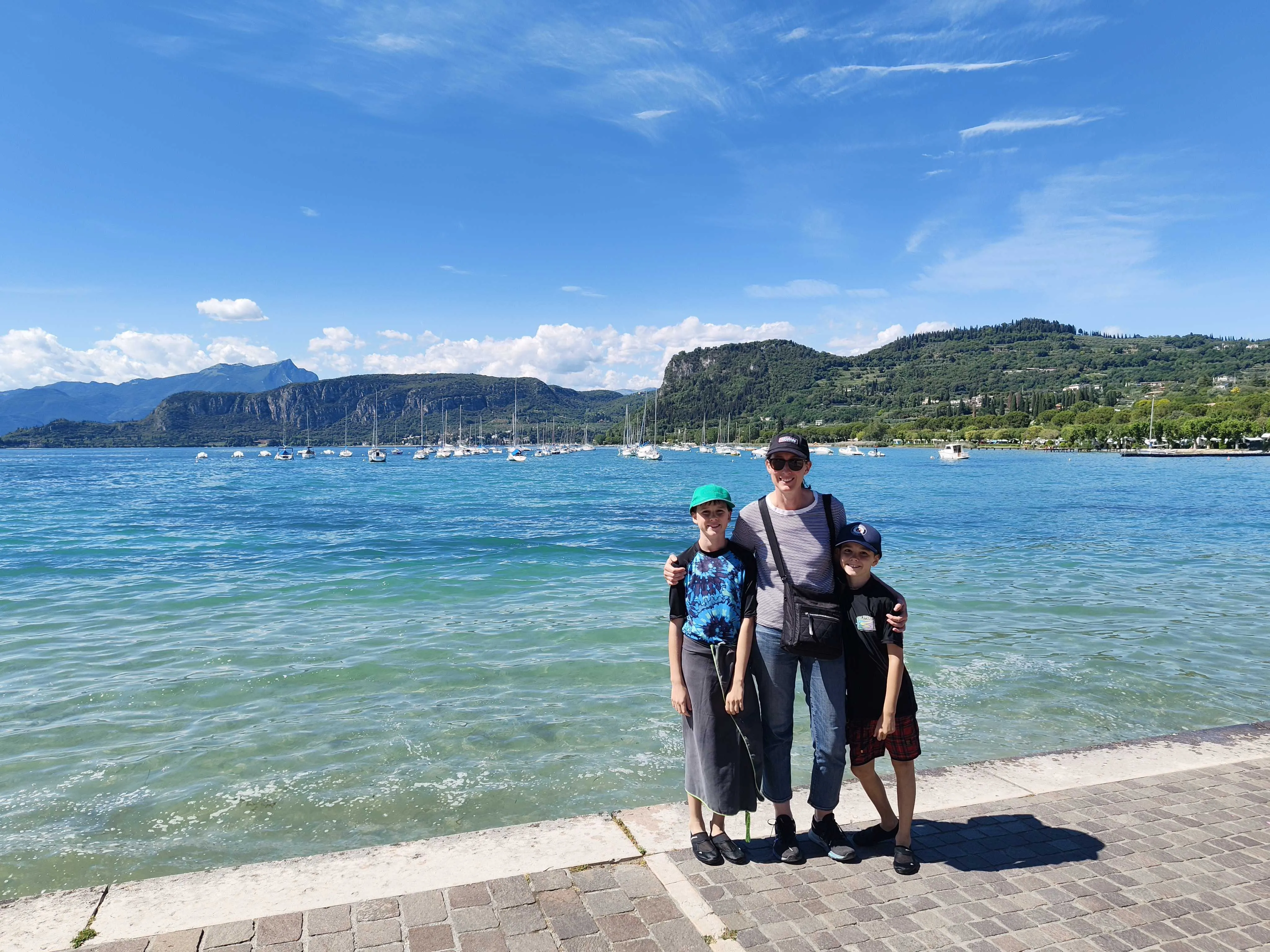 Jake, Sonia and Miles in Bardolino