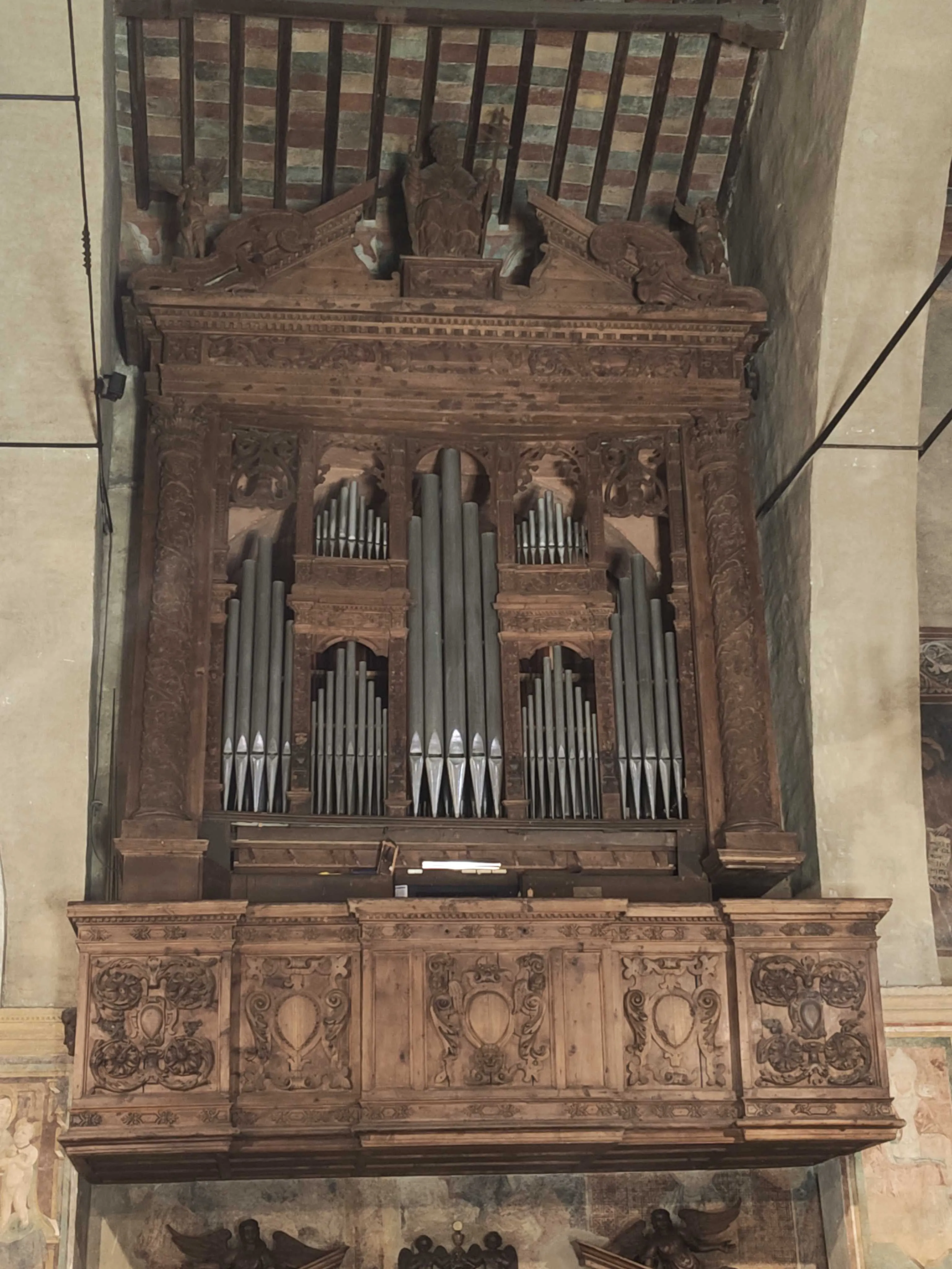 The organ in Santa Maria Maggiore, Sirmione