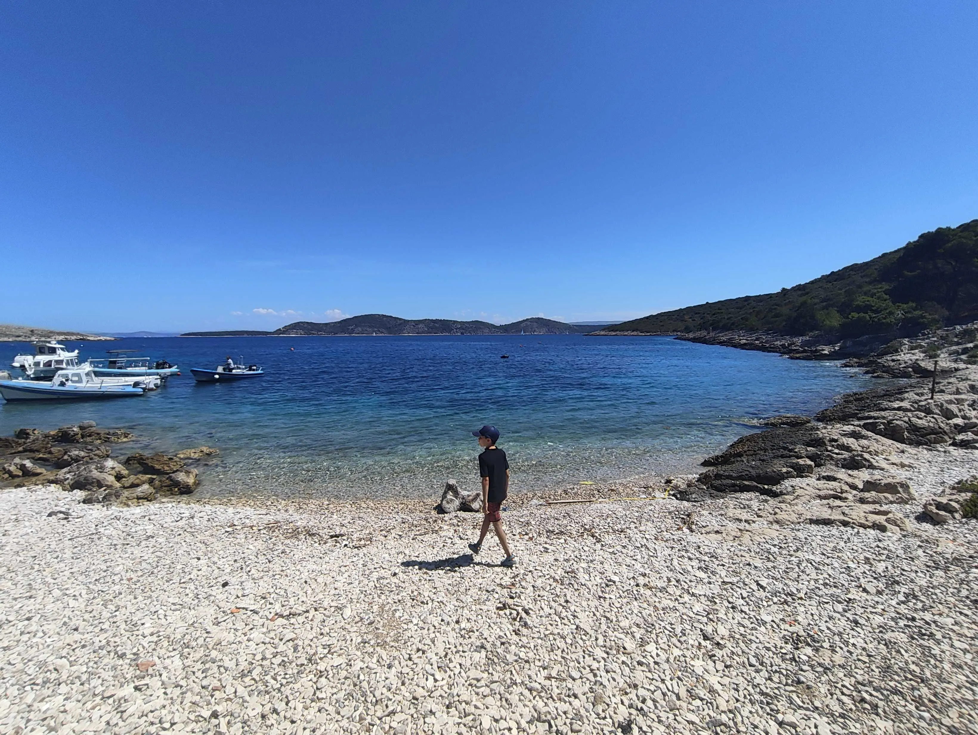 Jake checking out a bay