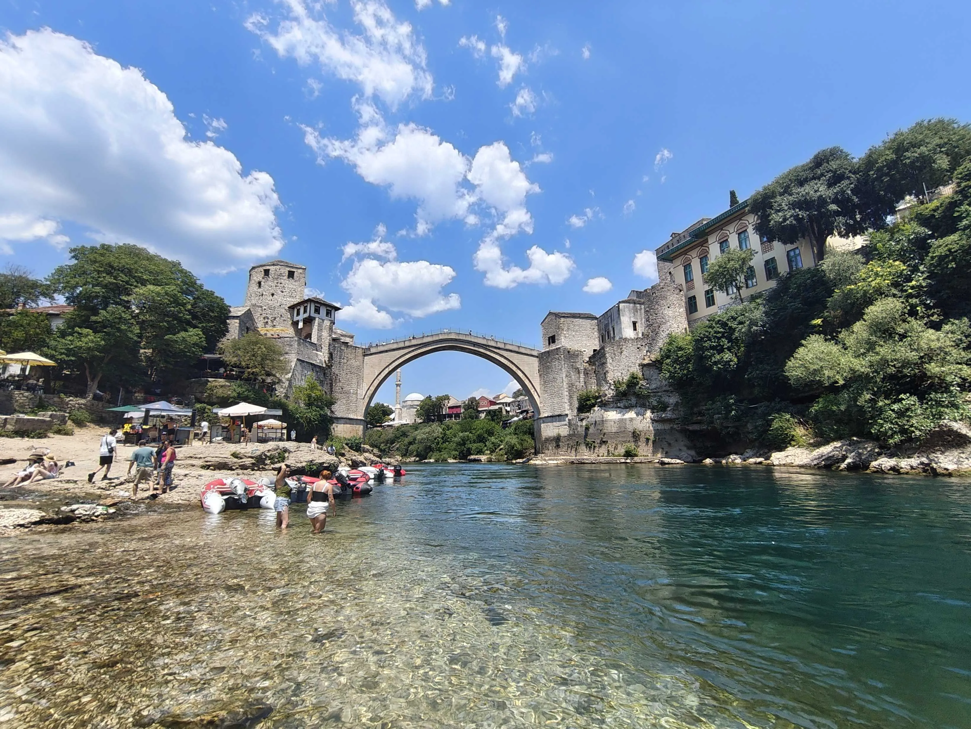 The old bridge in Mostar